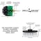 Drill Brush Power Scrubber By Useful Products 5 in W 5 in L Brush, Variety S-W5GO-QC-DB - alternate 3